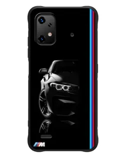Чехол для UMIDIGI Bison X20 с картинкой «Силуэт BMW в темноте»