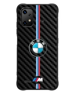 Чехол для UMIDIGI Bison X20 с картинкой «Эмблема BMW и карбон»
