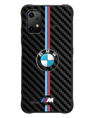 Чехол для UMIDIGI Bison X20 с картинкой «Эмблема BMW и карбон»