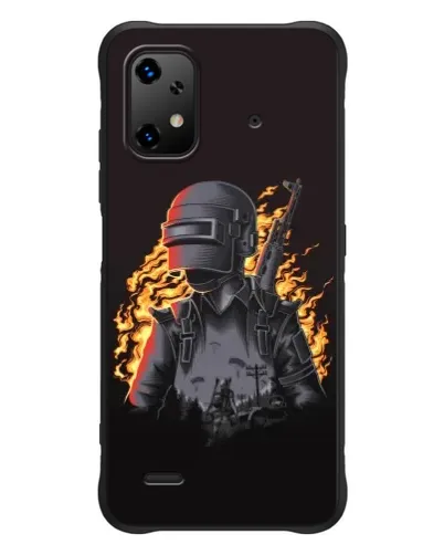 Чехол для UMIDIGI Bison X20 с картинкой «PUBG — огненный силуэт» Чехол для UMIDIGI Bison X20 с картинкой «PUBG — огненный силуэт»