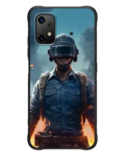 Чехол для UMIDIGI Bison X20 с картинкой «PUBG — реалистичный герой»