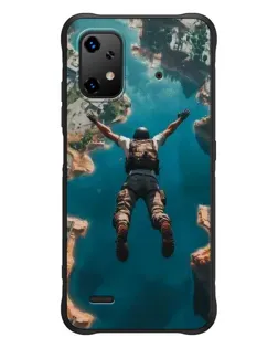 Чехол для UMIDIGI Bison X20 с картинкой «PUBG — свободное падение»