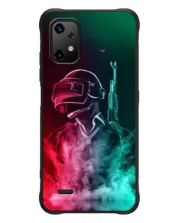 Чехол для UMIDIGI Bison X20 с картинкой «PUBG — огненный воин»