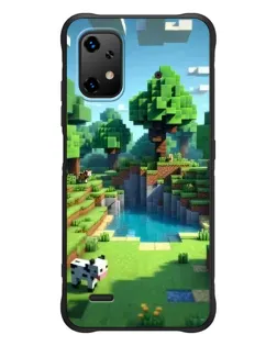 Чохол для UMIDIGI Bison X20 з картинкою «Minecraft літній день»