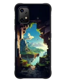 Чохол для UMIDIGI Bison X20 з картинкою «Вид з печери»
