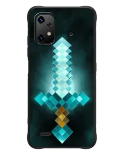 Чохол для UMIDIGI Bison X20 з картинкою «Алмазний меч неон»