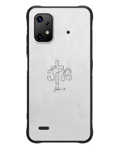 Чехол для UMIDIGI Bison X20 с картинкой «Иоанна 3:16 Крест»