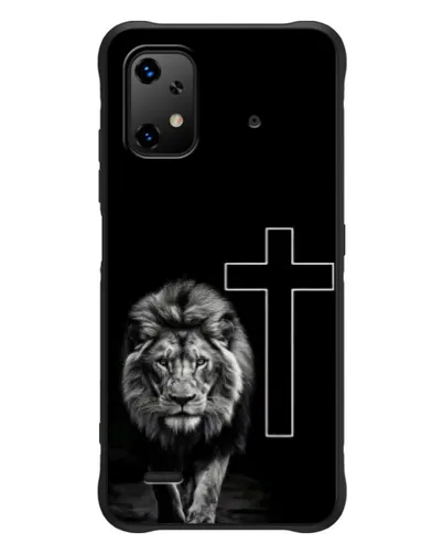 Чехол для UMIDIGI Bison X20 с картинкой «Лев и Крест»