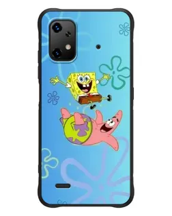 Чехол для UMIDIGI Bison X20 с картинкой «Спанч Боб и Патрик»