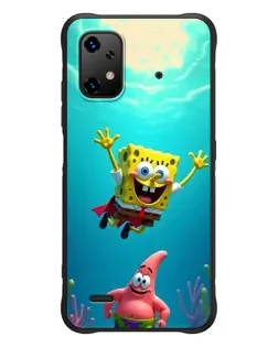 Чехол для UMIDIGI Bison X20 с картинкой «Спанч Боб под водой»