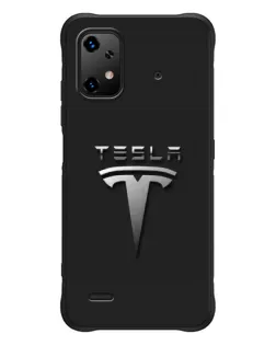 Чехол для UMIDIGI Bison X20 с картинкой «Стальной логотип Tesla» Чехол для UMIDIGI Bison X20 с картинкой «Стальной логотип Tesla»