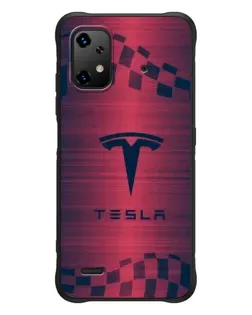 Чехол для UMIDIGI Bison X20 с картинкой «Тесла красный карбон» Чехол для UMIDIGI Bison X20 с картинкой «Тесла красный карбон»