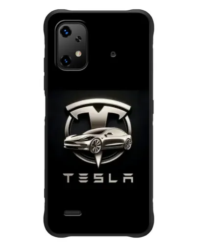 Чехол для UMIDIGI Bison X20 с картинкой «Tesla — серебристое авто» Чехол для UMIDIGI Bison X20 с картинкой «Tesla — серебристое авто»
