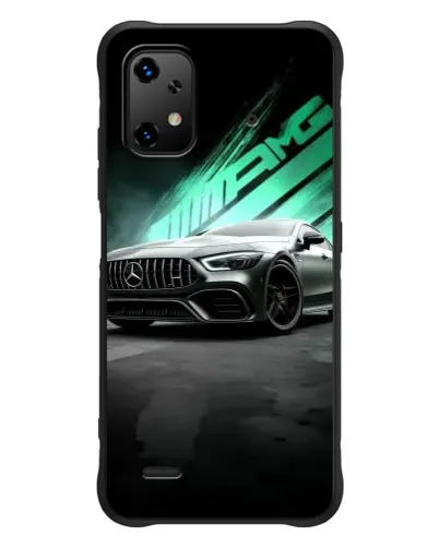 Чехол для UMIDIGI Bison X20 с картинкой «Темный Mercedes AMG»