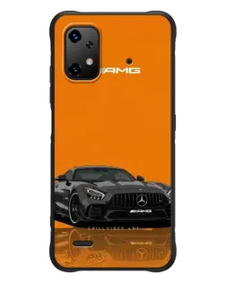 Чехол для UMIDIGI Bison X20 с картинкой «Оранжевый Mercedes AMG» Чехол для UMIDIGI Bison X20 с картинкой «Оранжевый Mercedes AMG»