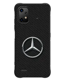 Чехол для UMIDIGI Bison X20 с картинкой «Карбоновый Mercedes стиль» Чехол для UMIDIGI Bison X20 с картинкой «Карбоновый Mercedes стиль»