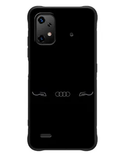 Чехол для UMIDIGI Bison X20 с картинкой «Audi — световой подпись»