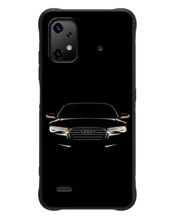 Чехол для UMIDIGI Bison X20 с картинкой «Audi — ночной контур»