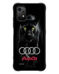Чехол для UMIDIGI Bison X20 с картинкой «Пантера и Audi»