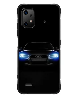 Чехол для UMIDIGI Bison X20 с картинкой «Audi в неоне»