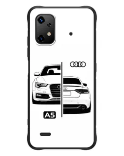Чехол для UMIDIGI Bison X20 с картинкой «Audi — контрастный дизайн»