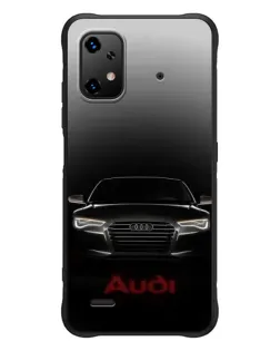 Чехол для UMIDIGI Bison X20 с картинкой «Audi — градиентный контур»