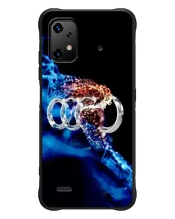 Чехол для UMIDIGI Bison X20 с картинкой «Энергия лого Audi»