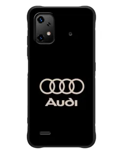 Чехол для UMIDIGI Bison X20 с картинкой «Audi — золотой логотип»