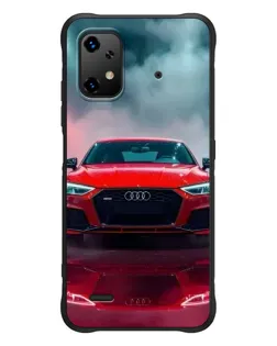 Чехол для UMIDIGI Bison X20 с картинкой «Audi RS — красный стиль»