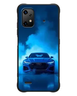 Чехол для UMIDIGI Bison X20 с картинкой «Audi — голубая энергия»