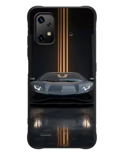 Чехол для UMIDIGI Bison X20 с картинкой «Lamborghini золотые линии» Чехол для UMIDIGI Bison X20 с картинкой «Lamborghini золотые линии»