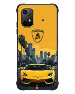 Чехол для UMIDIGI Bison X20 с картинкой «Желтый Lamborghini город» Чехол для UMIDIGI Bison X20 с картинкой «Желтый Lamborghini город»