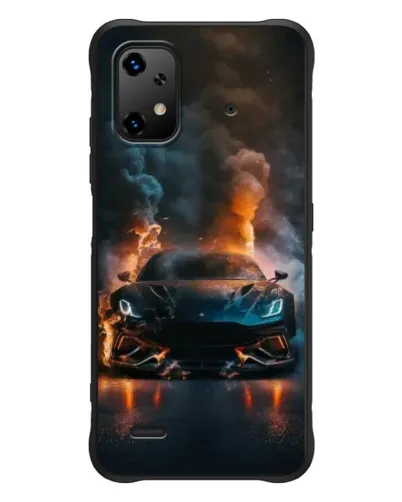 Чехол для UMIDIGI Bison X20 с картинкой «Lamborghini дымная эстетика»