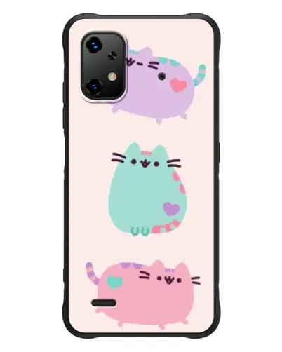Чехол для UMIDIGI Bison X20 с картинкой «Pusheen трио» Чехол для UMIDIGI Bison X20 с картинкой «Pusheen трио»