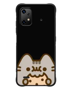 Чехол для UMIDIGI Bison X20 с картинкой «Пушин на черном»