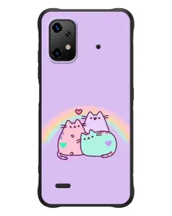 Чехол для UMIDIGI Bison X20 с картинкой «Радужные Пушины»