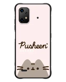 Чехол для UMIDIGI Bison X20 с картинкой «Pusheen логотип»