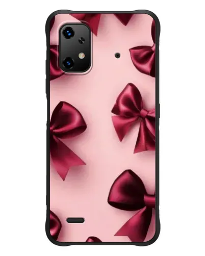 Чехол для UMIDIGI Bison X20 с картинкой «Бордовый атлас»