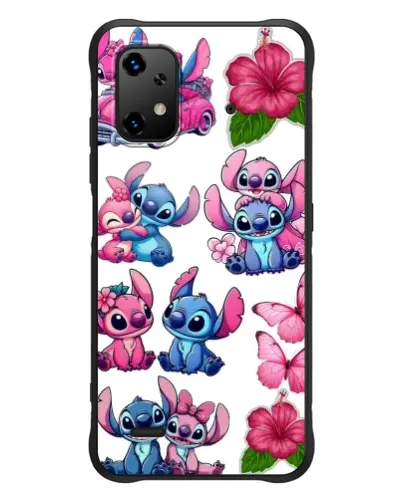 Чехол для UMIDIGI Bison X20 с картинкой «Стикеры Stitch и Angel»