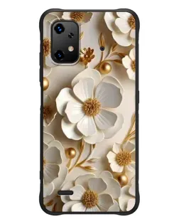 Чехол для UMIDIGI Bison X20 с картинкой «Белие бумажние цвети» Чехол для UMIDIGI Bison X20 с картинкой «Белие бумажние цвети»