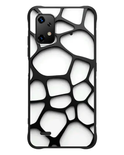Чехол для UMIDIGI Bison X20 с картинкой «Белая объемная сетка» Чехол для UMIDIGI Bison X20 с картинкой «Белая объемная сетка»