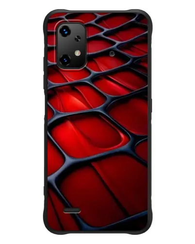 Чехол для UMIDIGI Bison X20 с картинкой «Красная глянцевая сетка» Чехол для UMIDIGI Bison X20 с картинкой «Красная глянцевая сетка»
