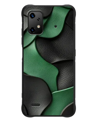 Чехол для UMIDIGI Bison X20 с картинкой «Зеленые кожаные волны» Чехол для UMIDIGI Bison X20 с картинкой «Зеленые кожаные волны»