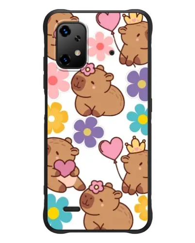 Чехол для UMIDIGI Bison X20 с картинкой «Цветочный паттерн капибар» Чехол для UMIDIGI Bison X20 с картинкой «Цветочный паттерн капибар»