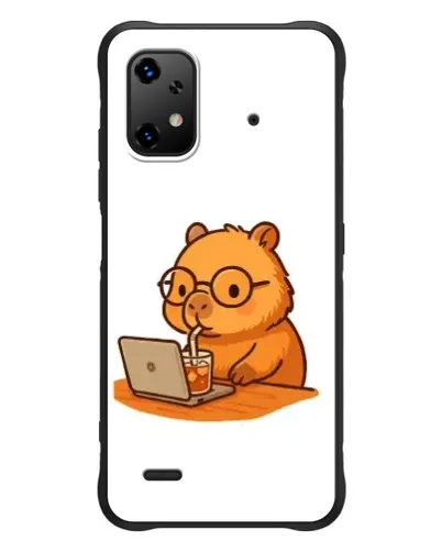 Чехол для UMIDIGI Bison X20 с картинкой «Капибара с ноутбуком» Чехол для UMIDIGI Bison X20 с картинкой «Капибара с ноутбуком»