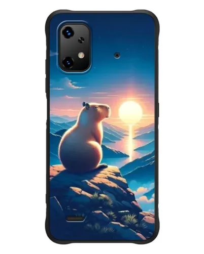 Чехол для UMIDIGI Bison X20 с картинкой «Закат солнца с капибарой» Чехол для UMIDIGI Bison X20 с картинкой «Закат солнца с капибарой»