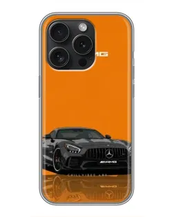 Чехол для UMIDIGI G100x с картинкой «Оранжевый Mercedes AMG»