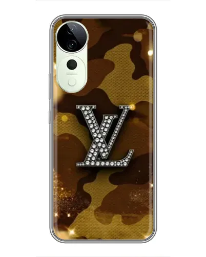 Чехол для Vivo iQOO Z10R с картинкой «Камуфляжный Louis Vuitton»