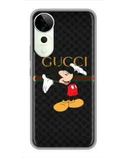 Чехол для Vivo iQOO Z10R с картинкой «Микки Маус Gucci» Чехол для Vivo iQOO Z10R с картинкой «Микки Маус Gucci»