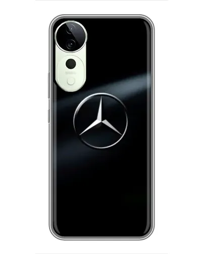 Чехол для Vivo iQOO Z10R с картинкой «Mercedes на металле» Чехол для Vivo iQOO Z10R с картинкой «Mercedes на металле»